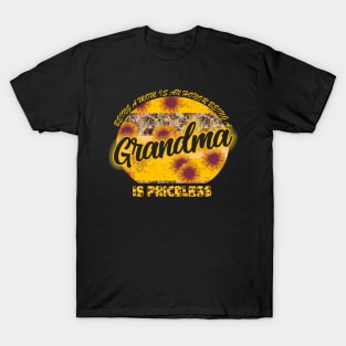 Peronalized Being A Great Grandma Is Priceless T-Shirt